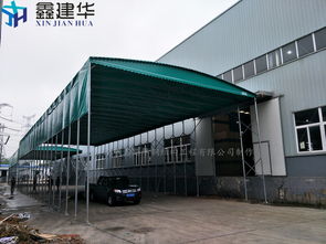 历下区大型工厂遮阳棚 汽车防晒车蓬 大排档烧烤篷 定做